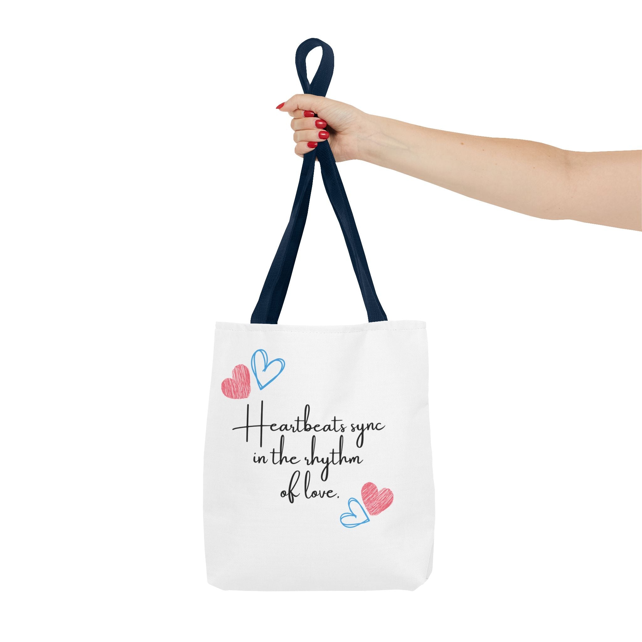 Heartbeats Sync in the Rhythm of Love Tote