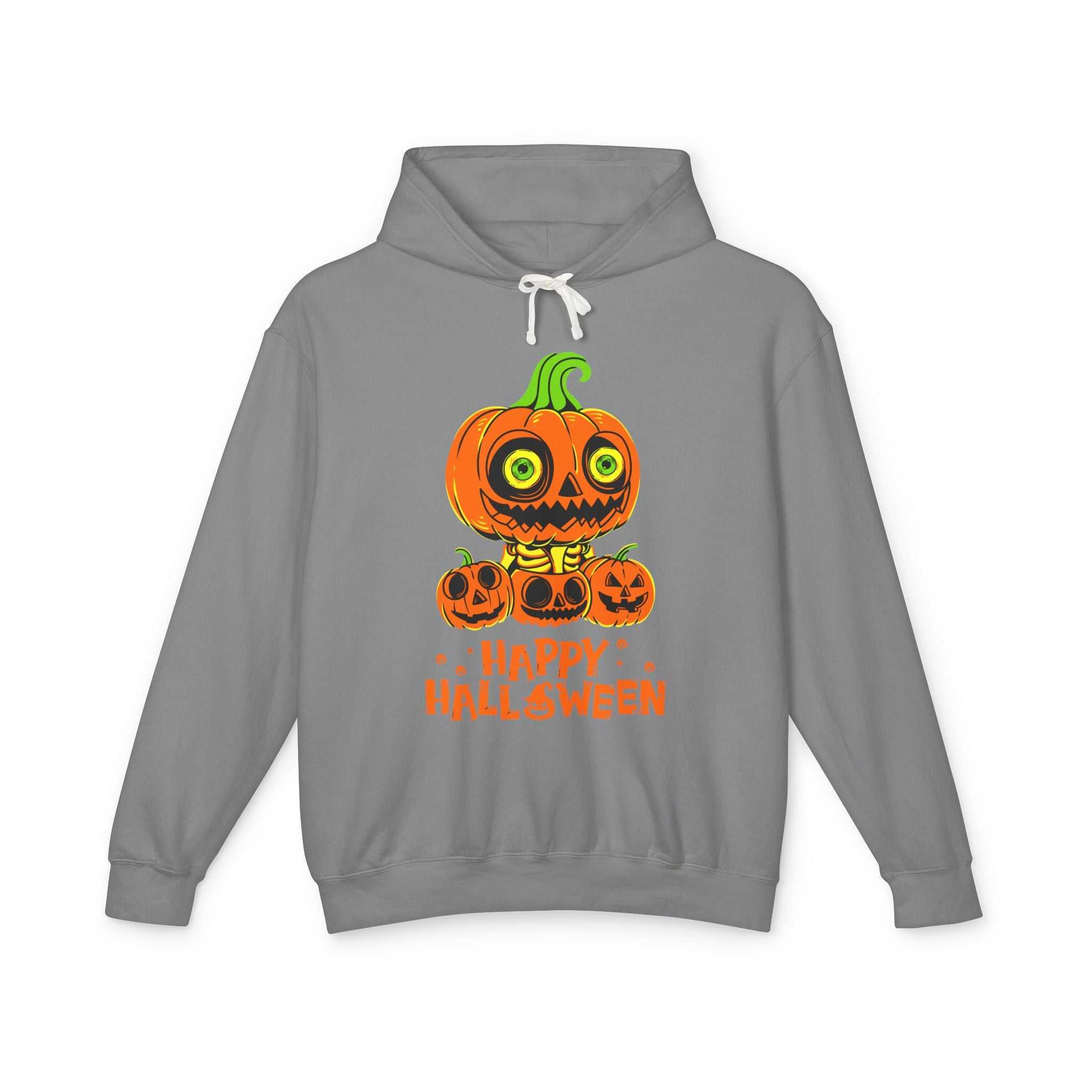 Scary Jack-O'-Lantern Halloween Pumpkin Hoodie