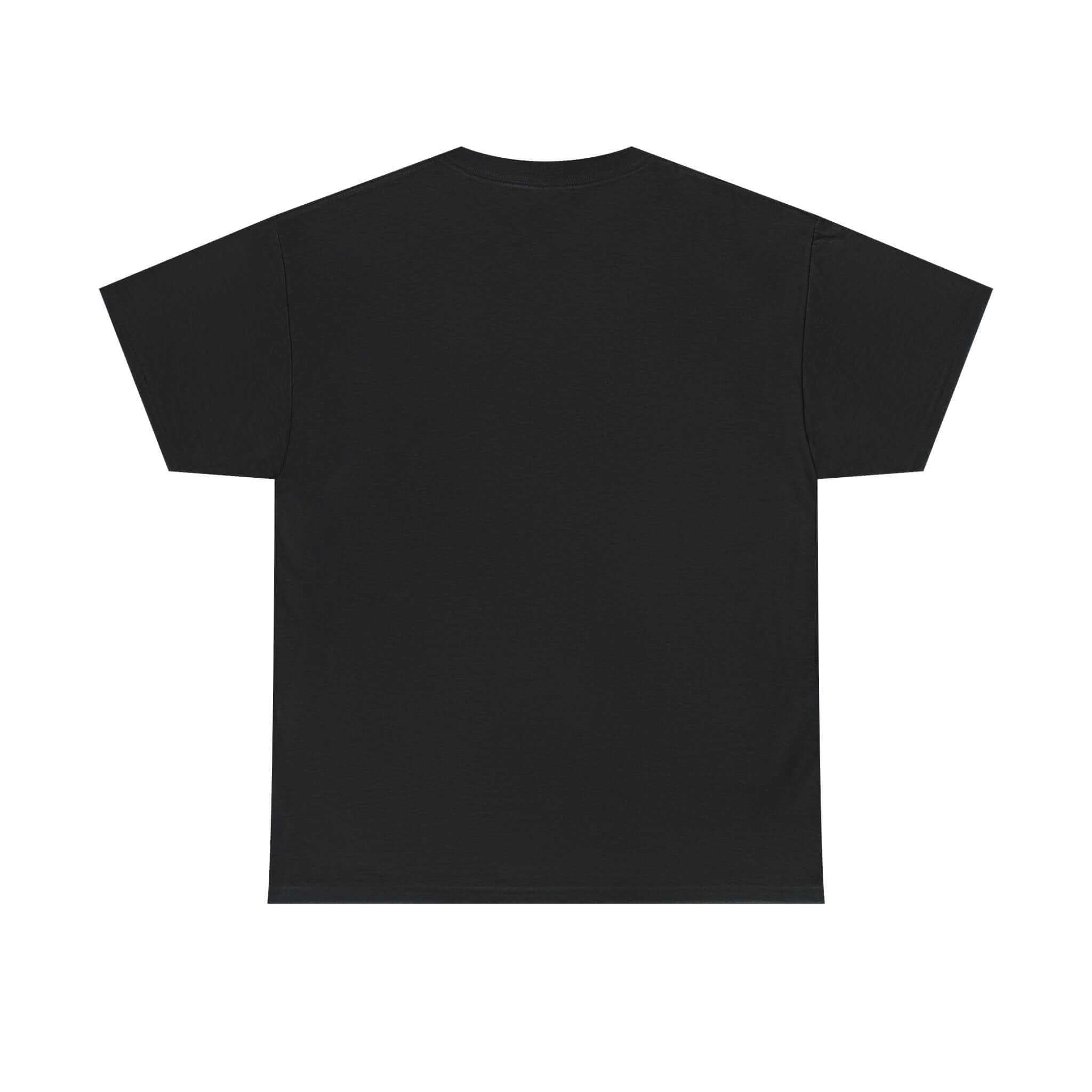 Black youth T-shirt with fall-themed design