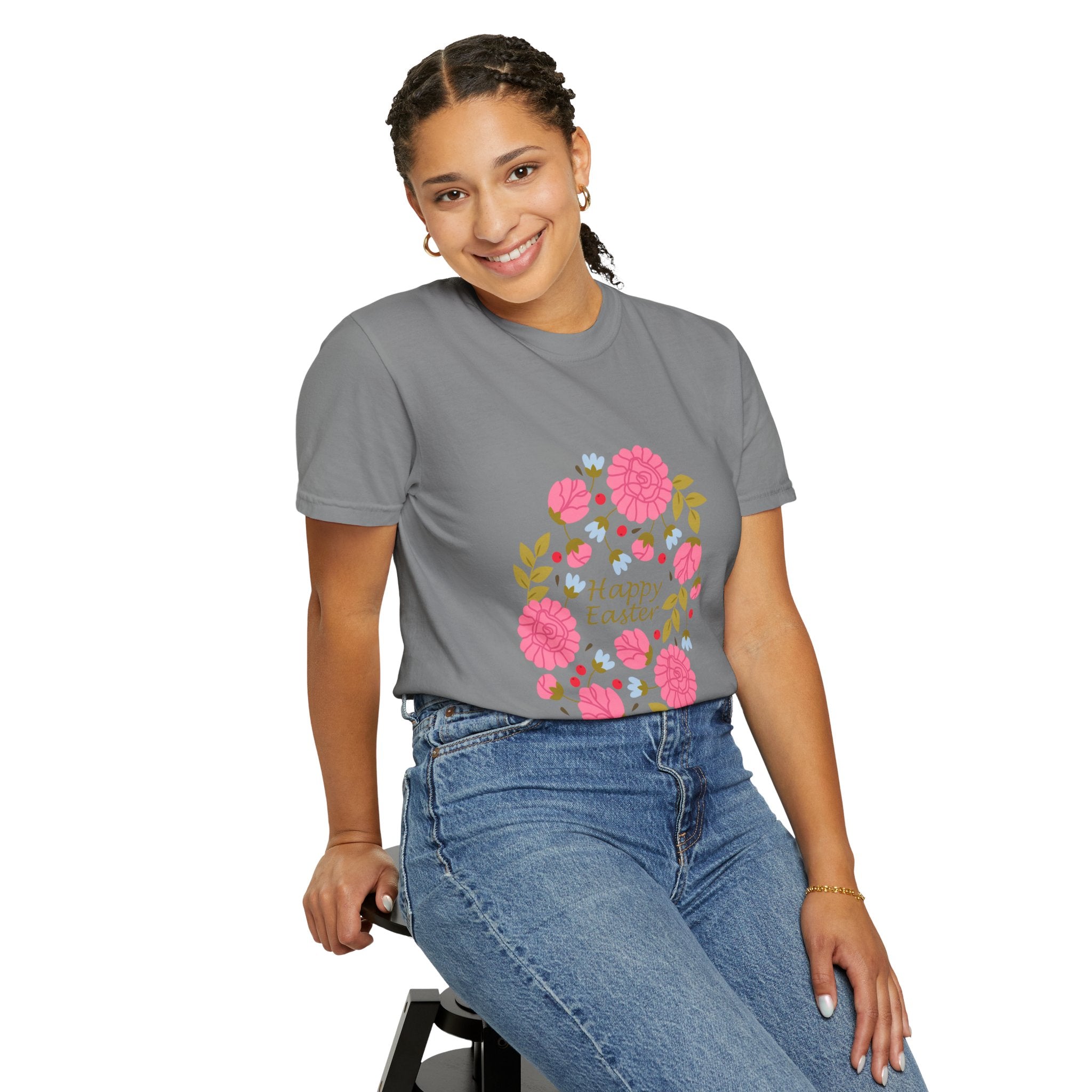 Happy Floral Easter Tee