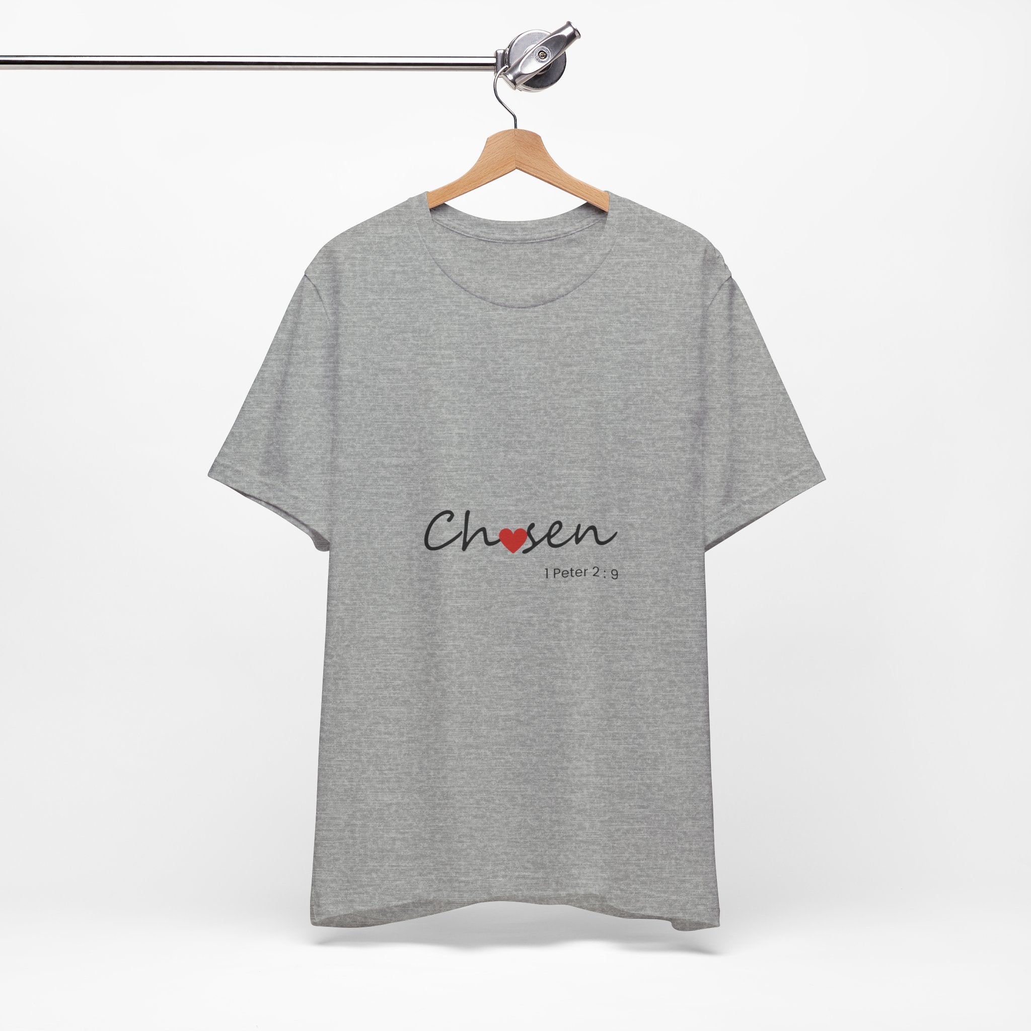 Chosen Heart 1 Peter 2:9 Christian Tee