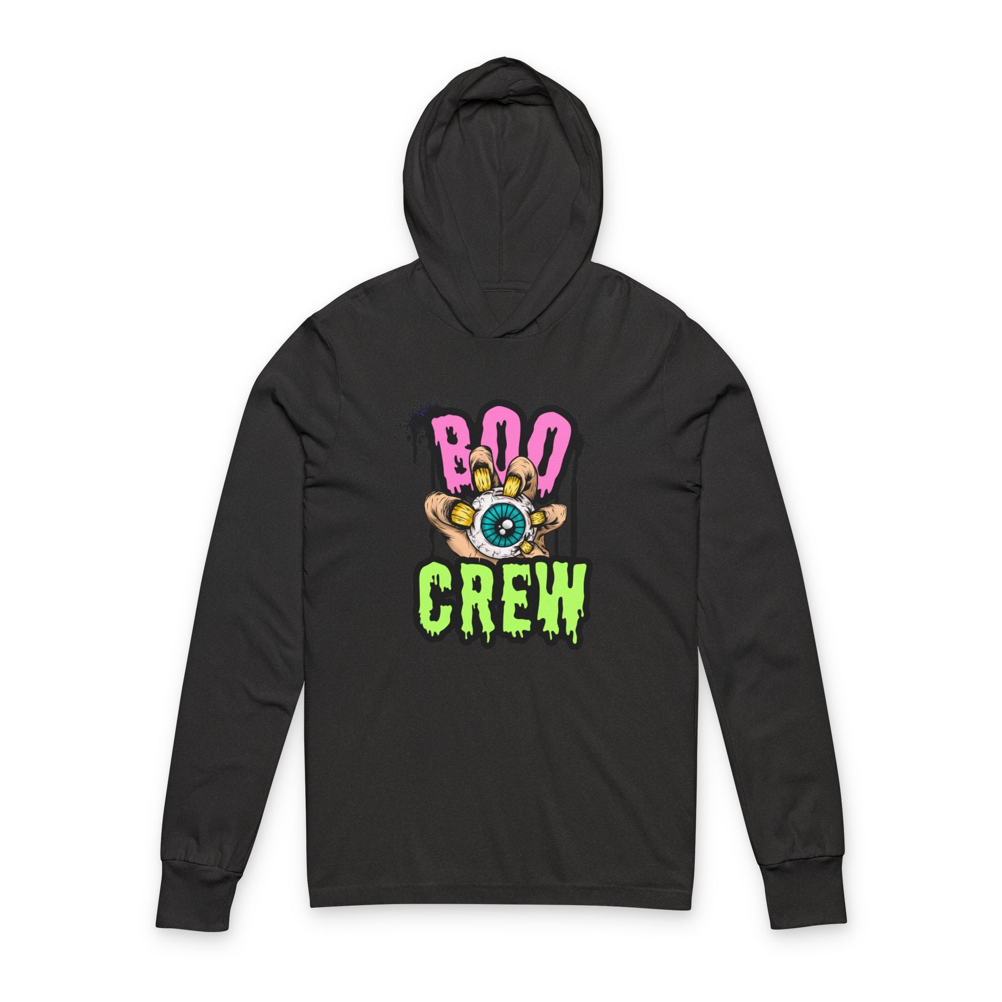 Boo Crew Hooded Long Sleeve Tee