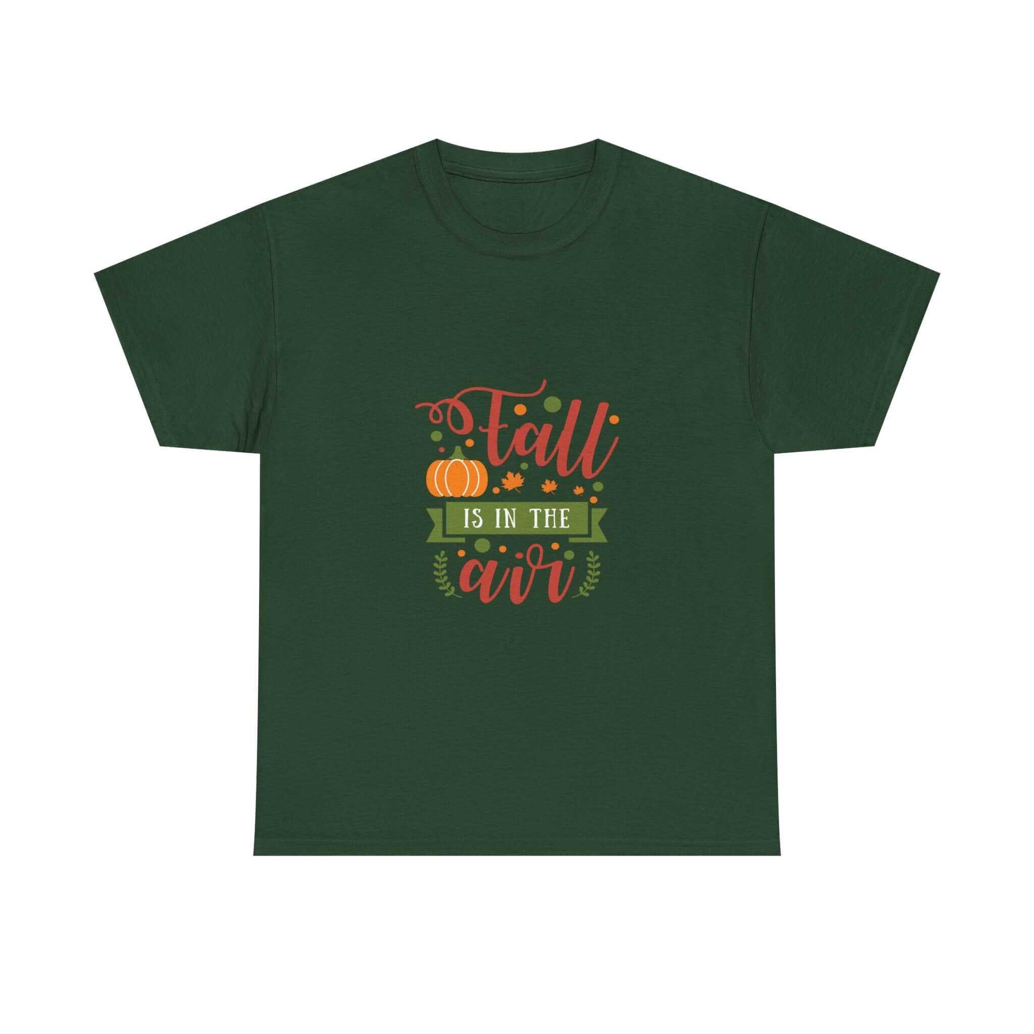 Fall Is in the Air Pumpkin Youth T-Shirt in green