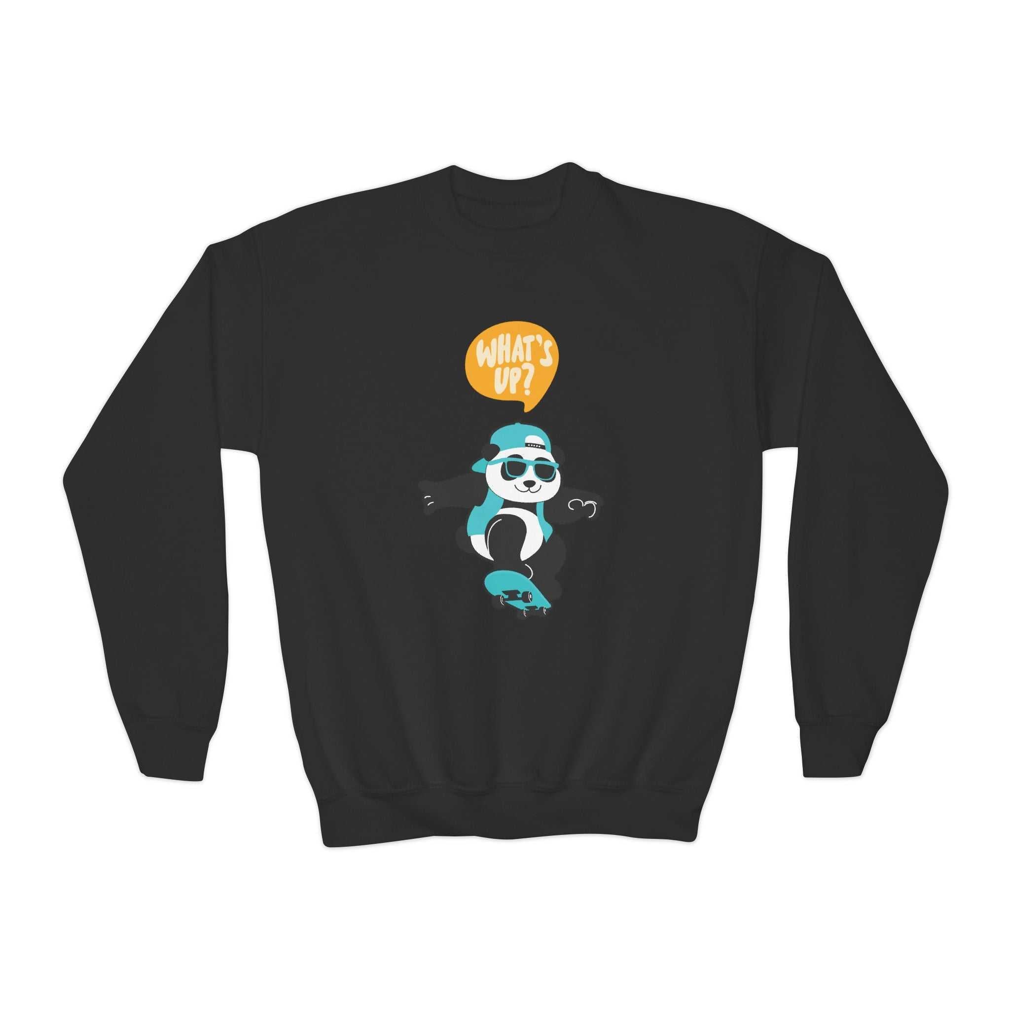Cool Polar Bear Youth Crewneck Sweatshirt