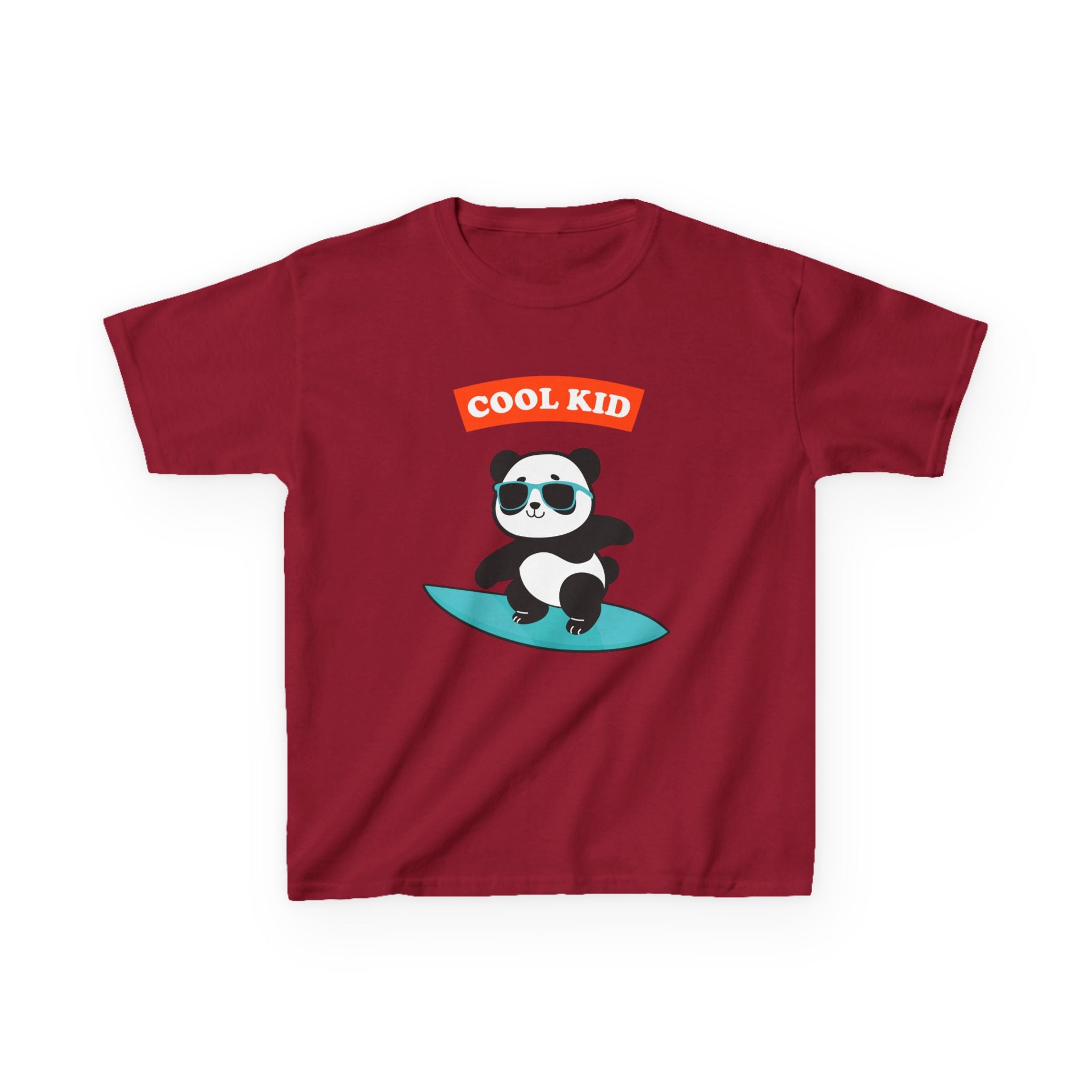 Cool Panda Kid Surfing T-Shirt