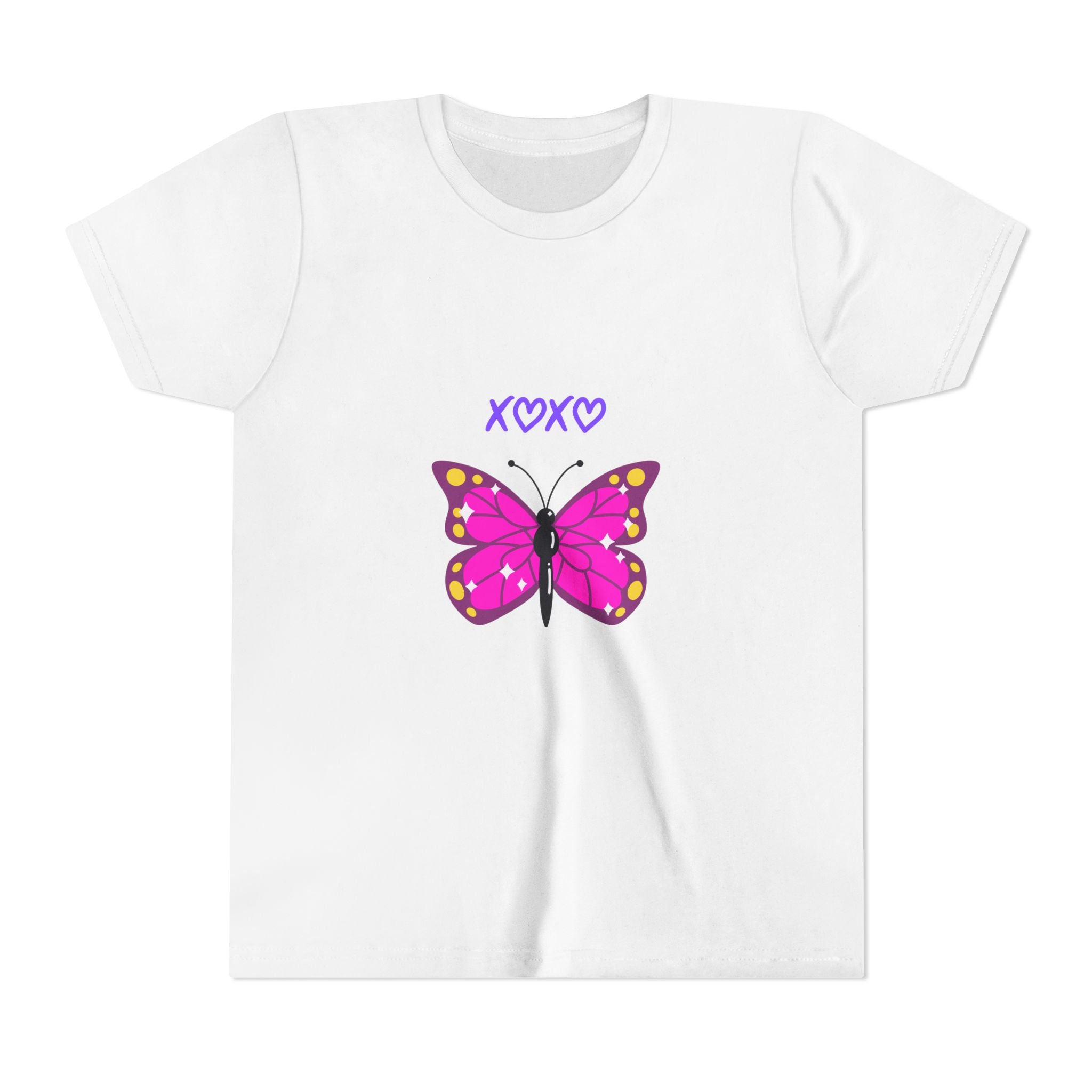 XOXO Butterfly Youth Short Sleeve T-Shirt
