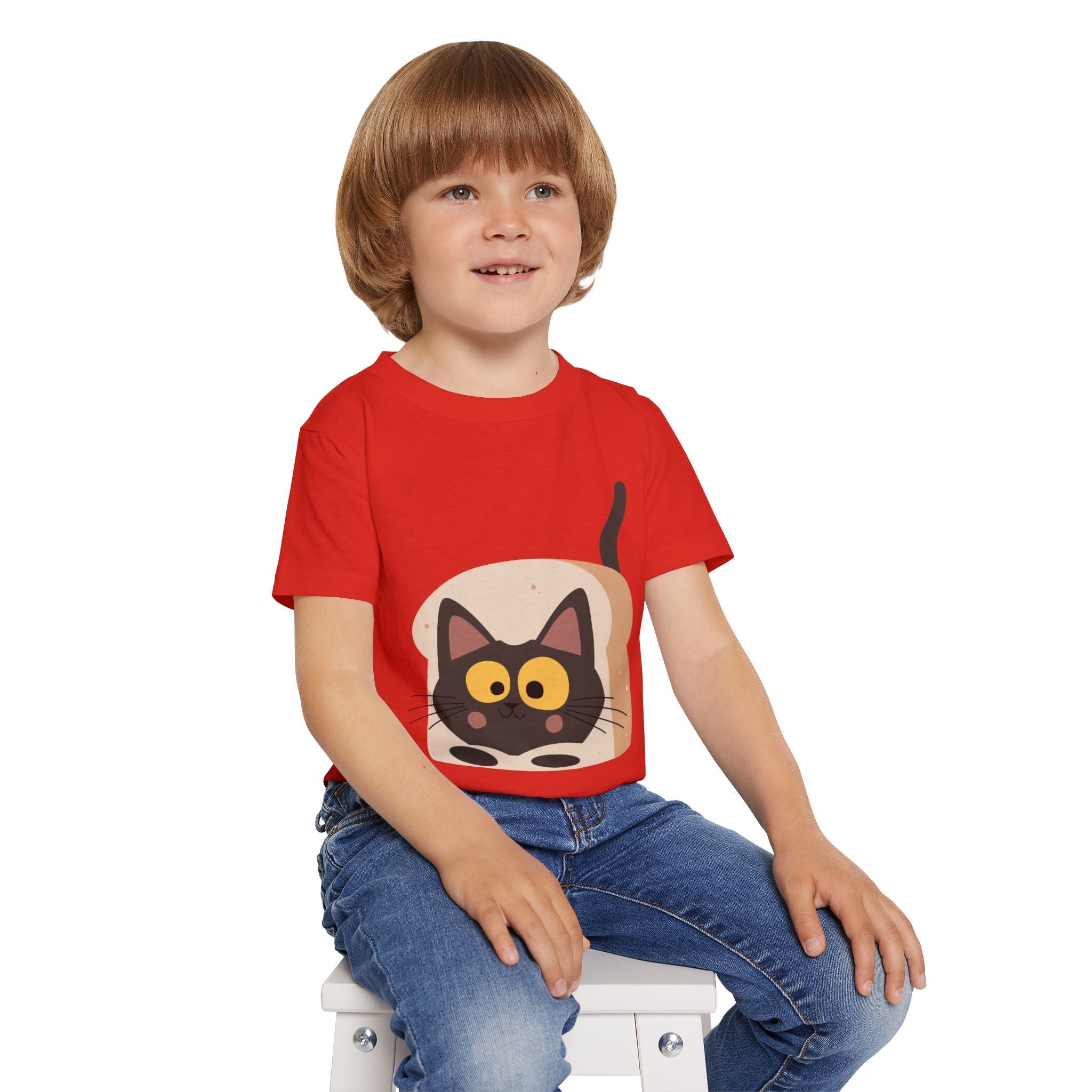 Black Cat in Bread Toddler T-Shirt