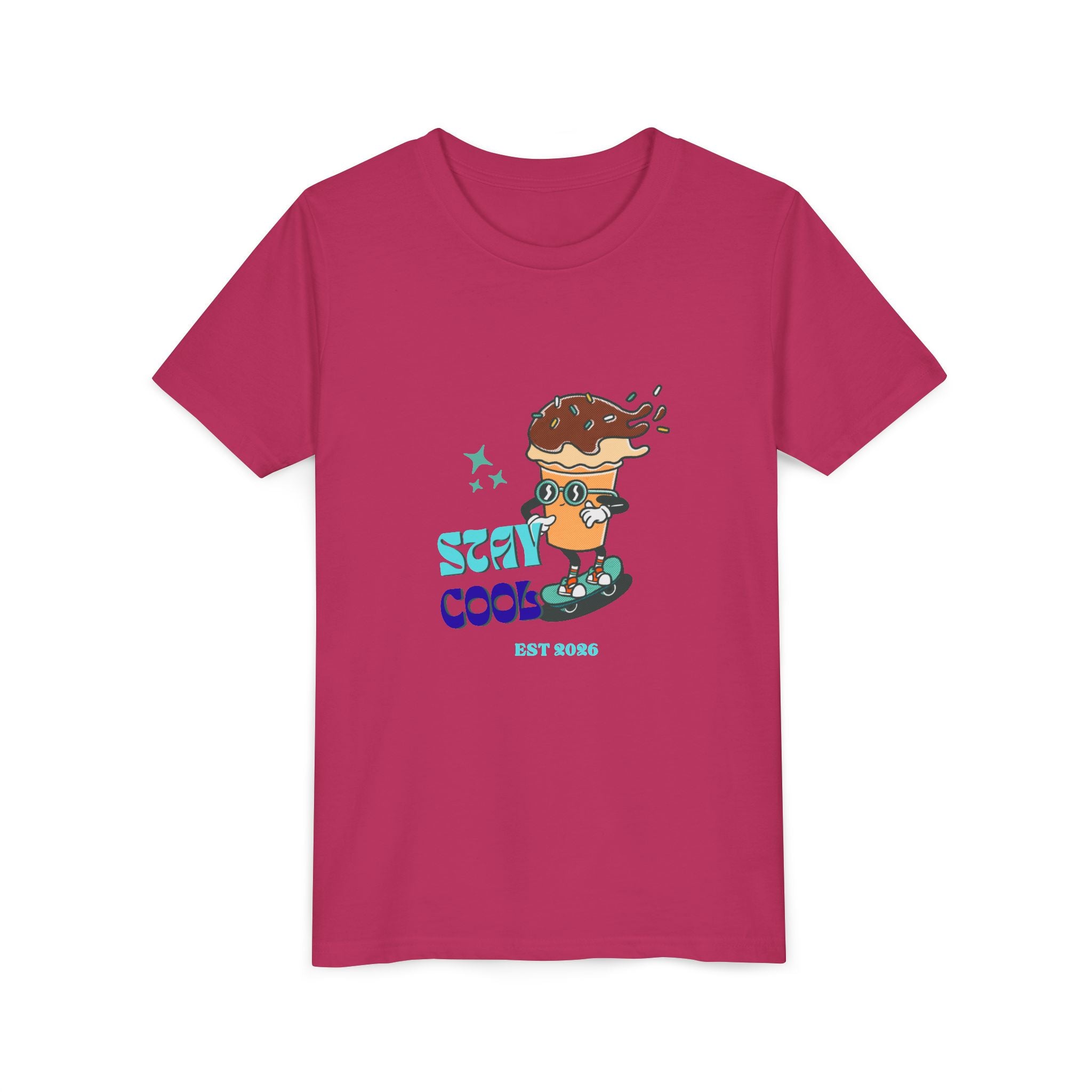 Rad Skateboarding Ice Cream Kids Tee