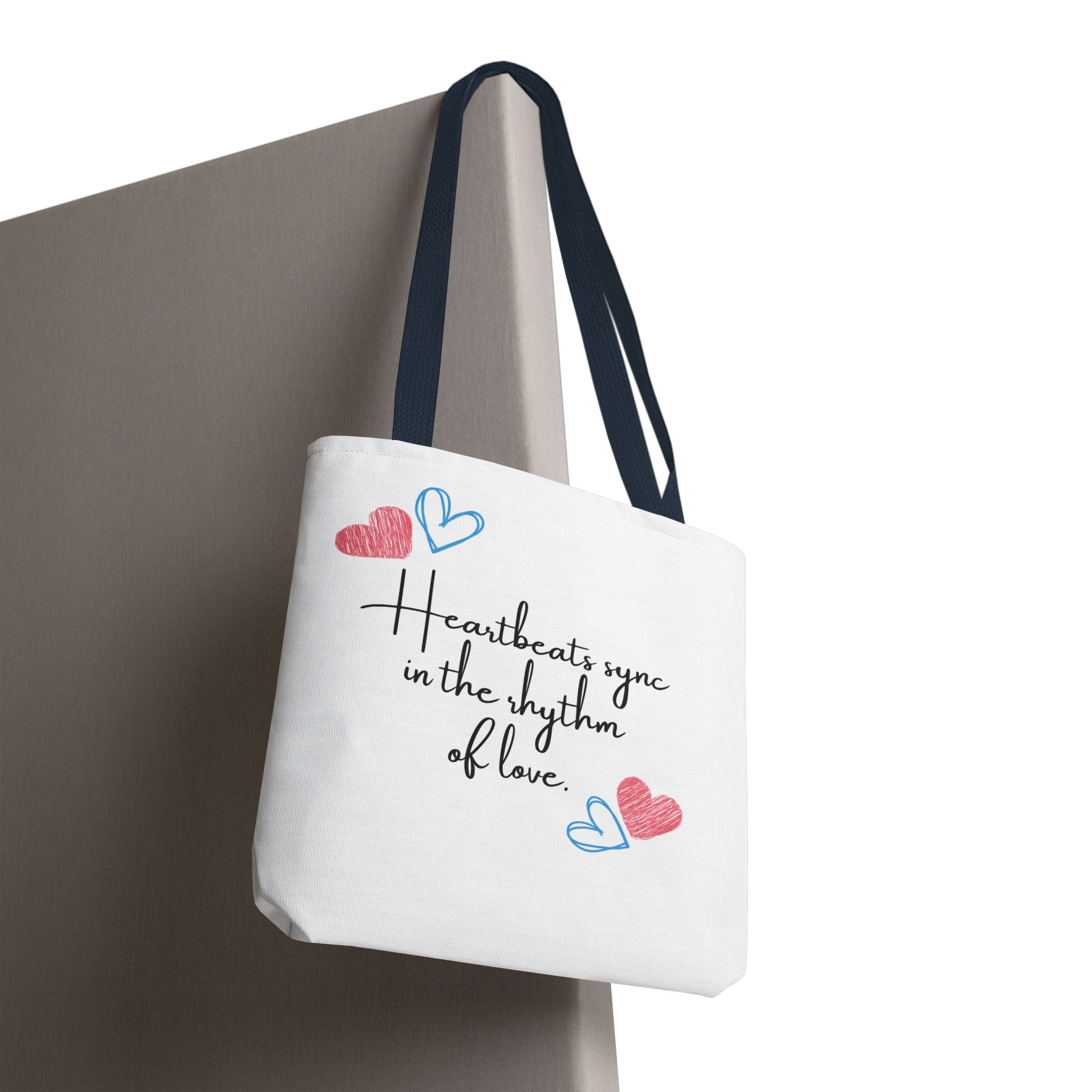 Heartbeats Sync in the Rhythm of Love Tote