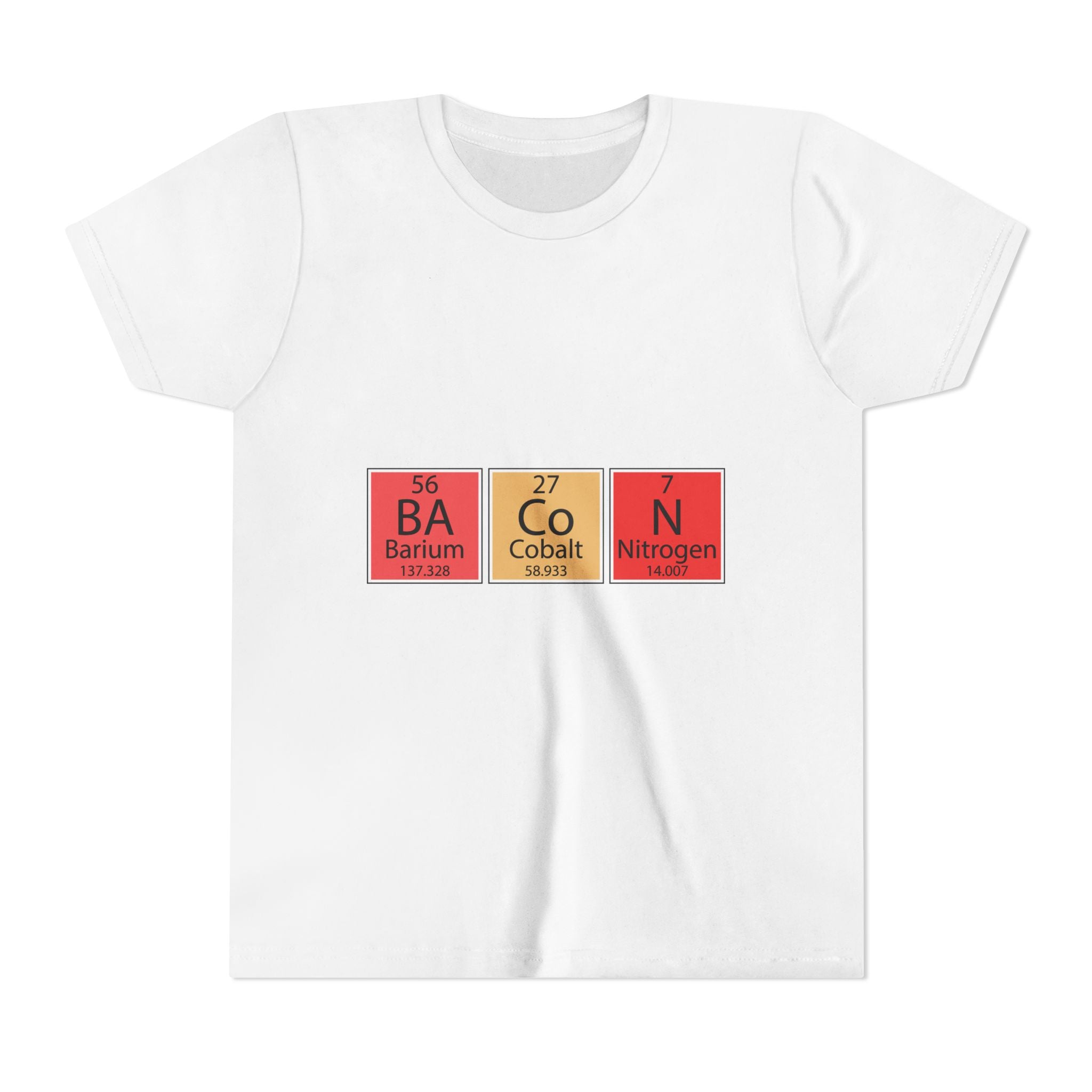 Bacon Periodic Table Youth T-Shirt