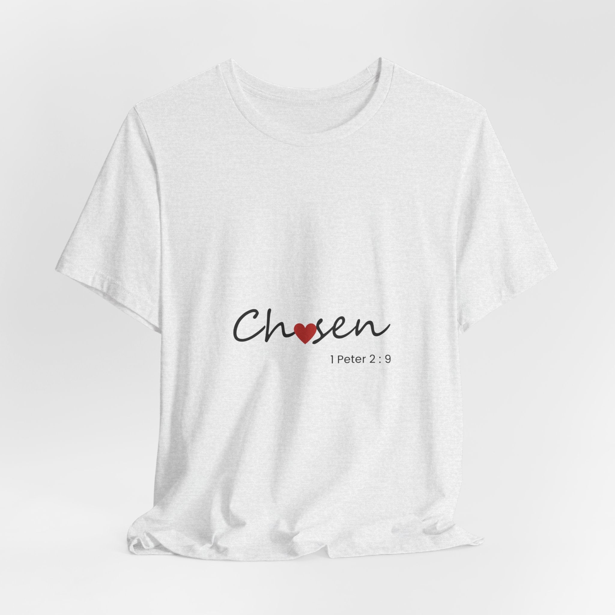 Chosen Heart 1 Peter 2:9 Christian Tee