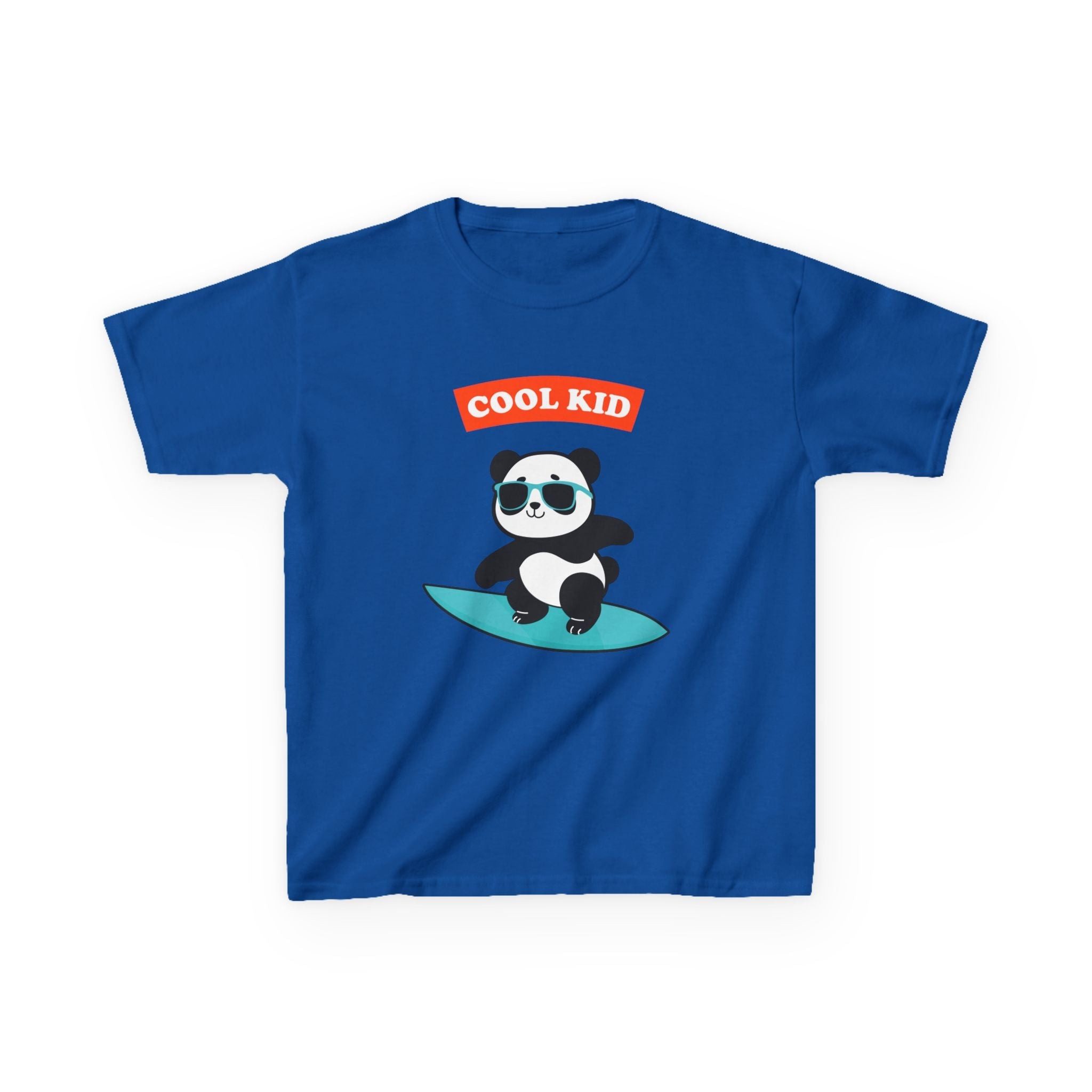 Cool Panda Kid Surfing T-Shirt