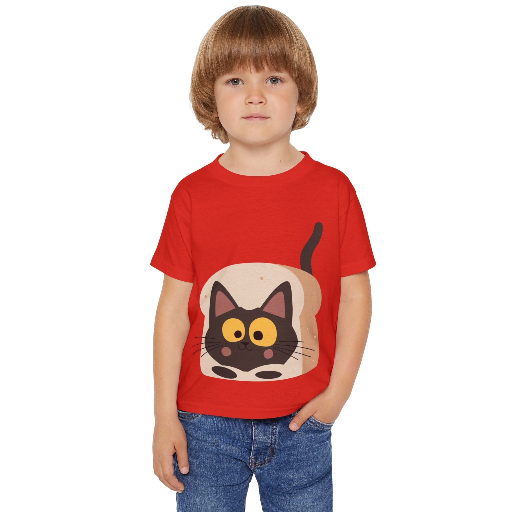 Black Cat in Bread Toddler T-Shirt